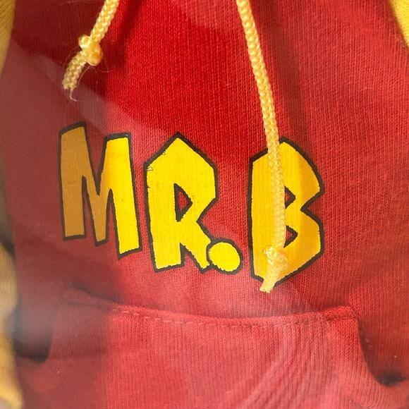 Mr. B The Rappin' Hip Hop Easter Bunny 14" NIB Coynes & Company Red Hoodie Toy - Picture 4 of 5